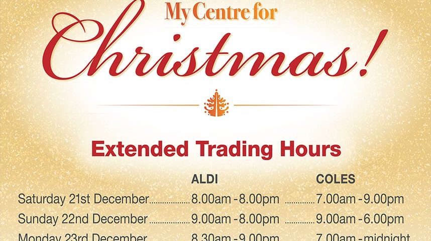 Christmas Trading Hours Christmas Trading Hours